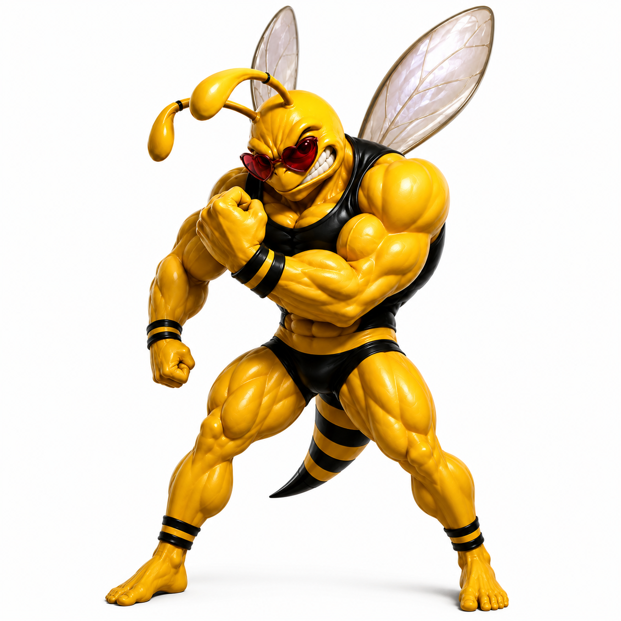 La mascotte MIM, l'abeille bosse